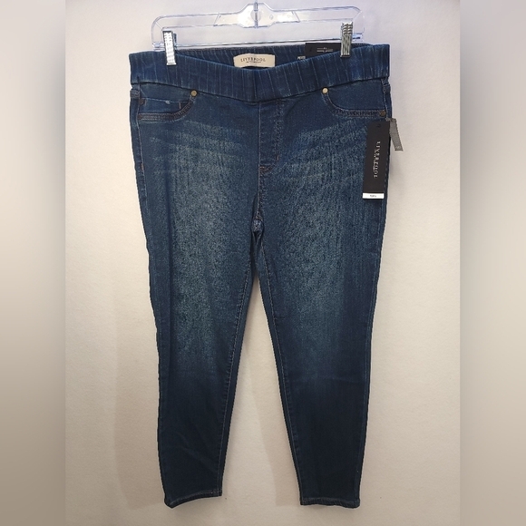 Liverpool Los Angeles The Denim Legging Pull-on Ankle Skinny Jean 14/32 Petite - Picture 2 of 15